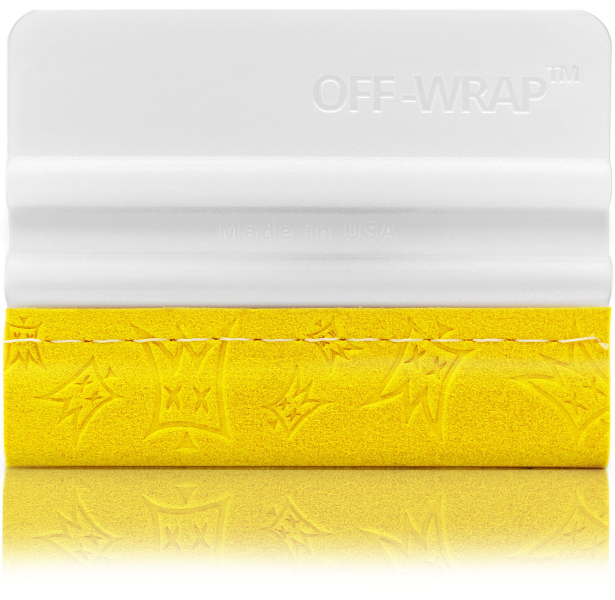 Off-Wrap Squeegees with a firm tip for vinyl wrap precision.