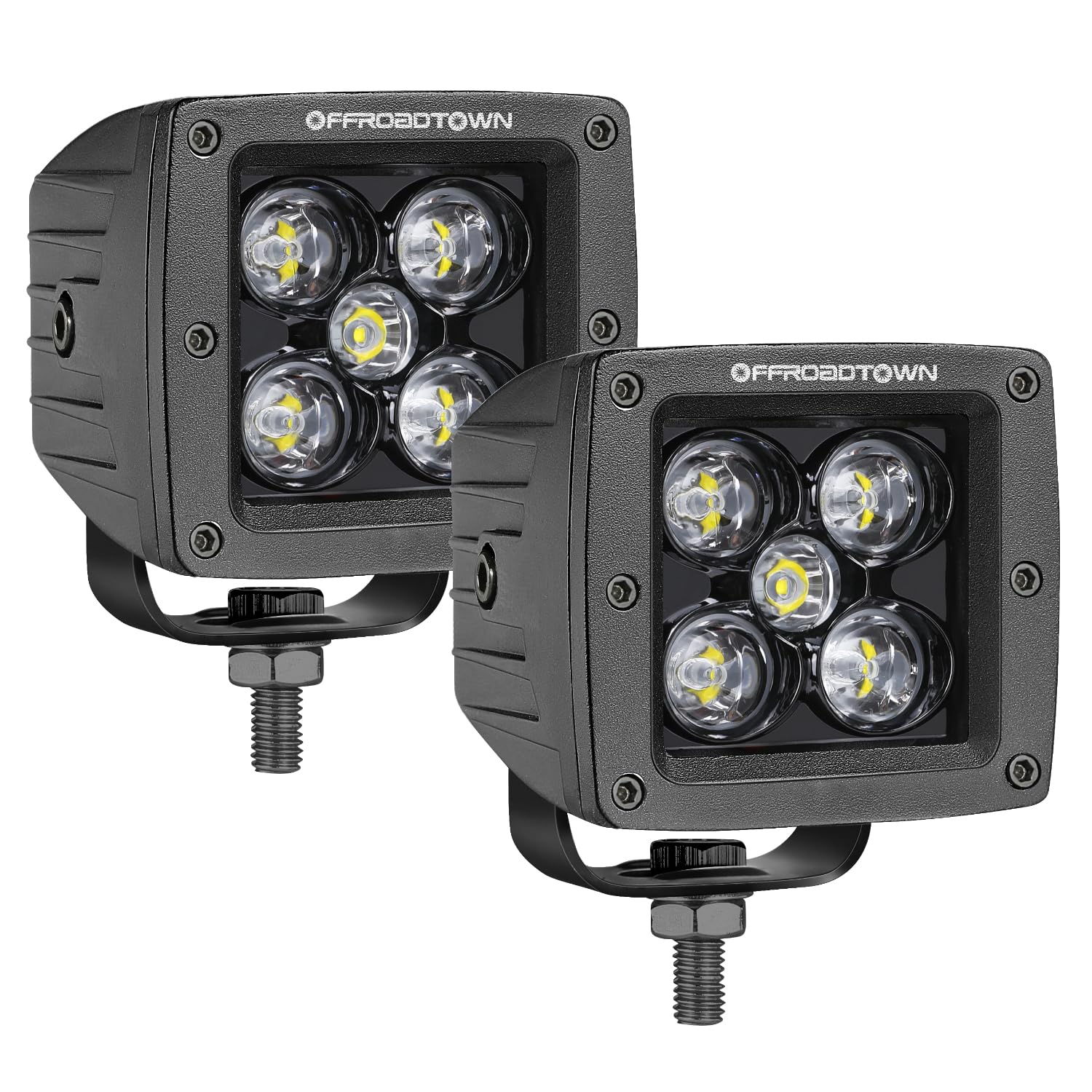 OFFROADTOWN LED Cubes spot beam for extended night visibility up to 150 meters