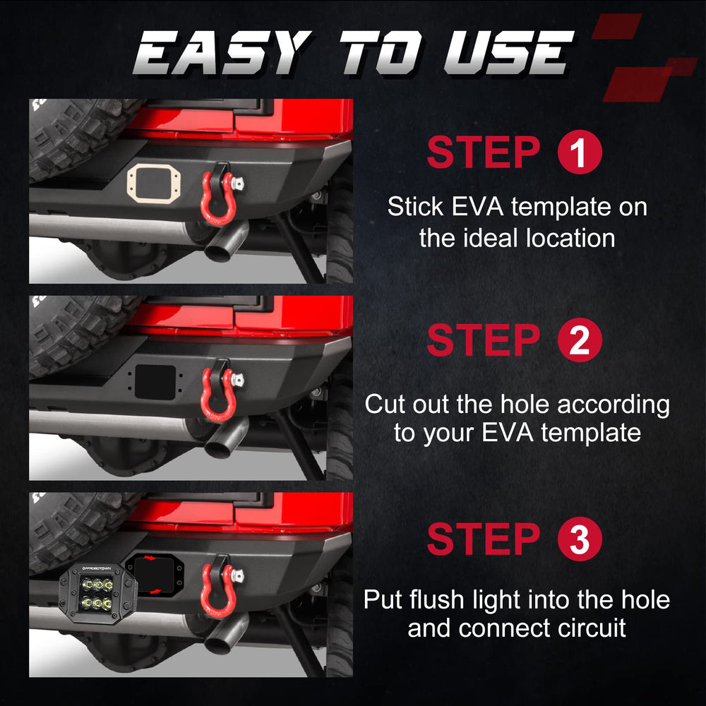 OFFROADTOWN 9-30V compatibility works with trucks, UTVs, ATVs, and SUVs