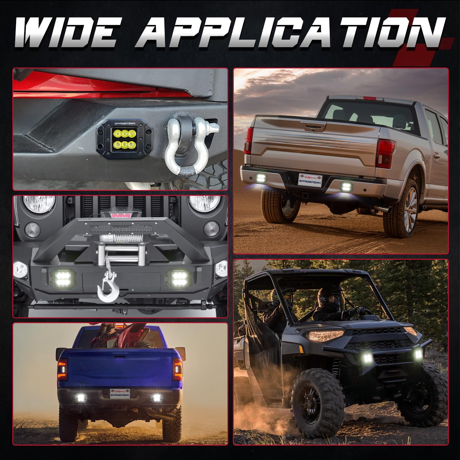 OFFROADTOWN cooling fins extend the life in tough weather