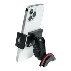 Offroam tundra mount spring-loaded holder allows quick one-handed access.