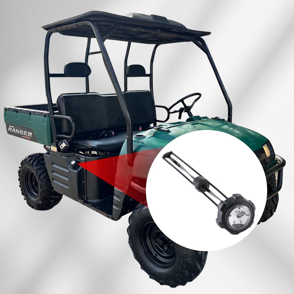 OFIG Polaris Ranger 2012 G-29 golf cart compatibility with the gas cap gauge.
