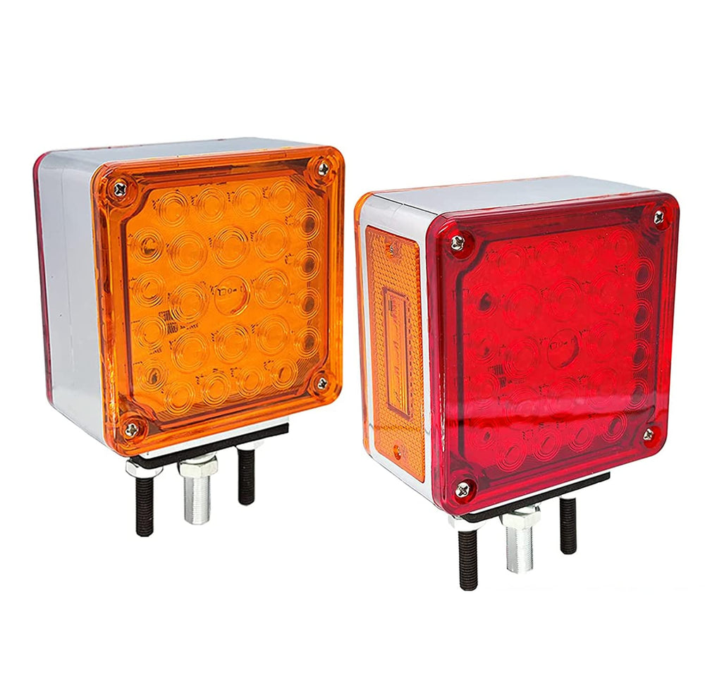 OGATOO double-face pedestal light with 52 LEDs for brighter trailer signaling