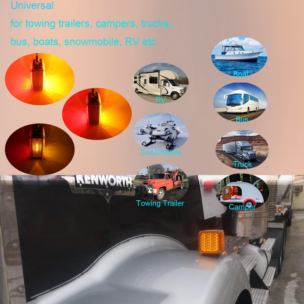 OGATOO amber-side LEDs boost daytime and night visibility on trailers