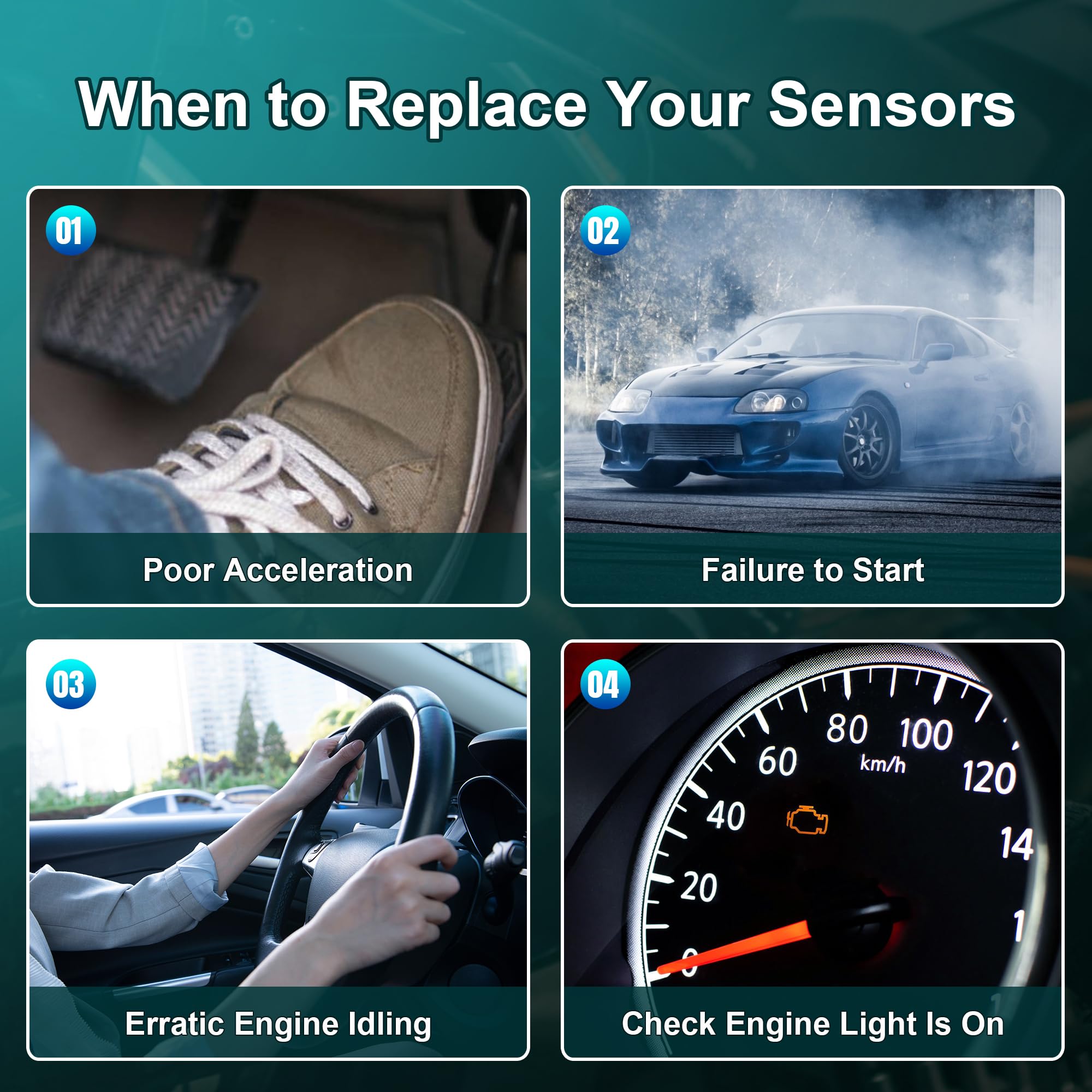 OGATOO camshaft sensor for 4Runner supports robust performance on rugged roads