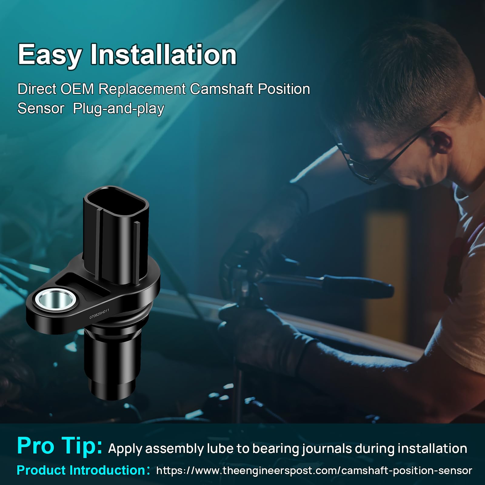 OGATOO camshaft sensor for Sienna helps prevent rough idling and misfires