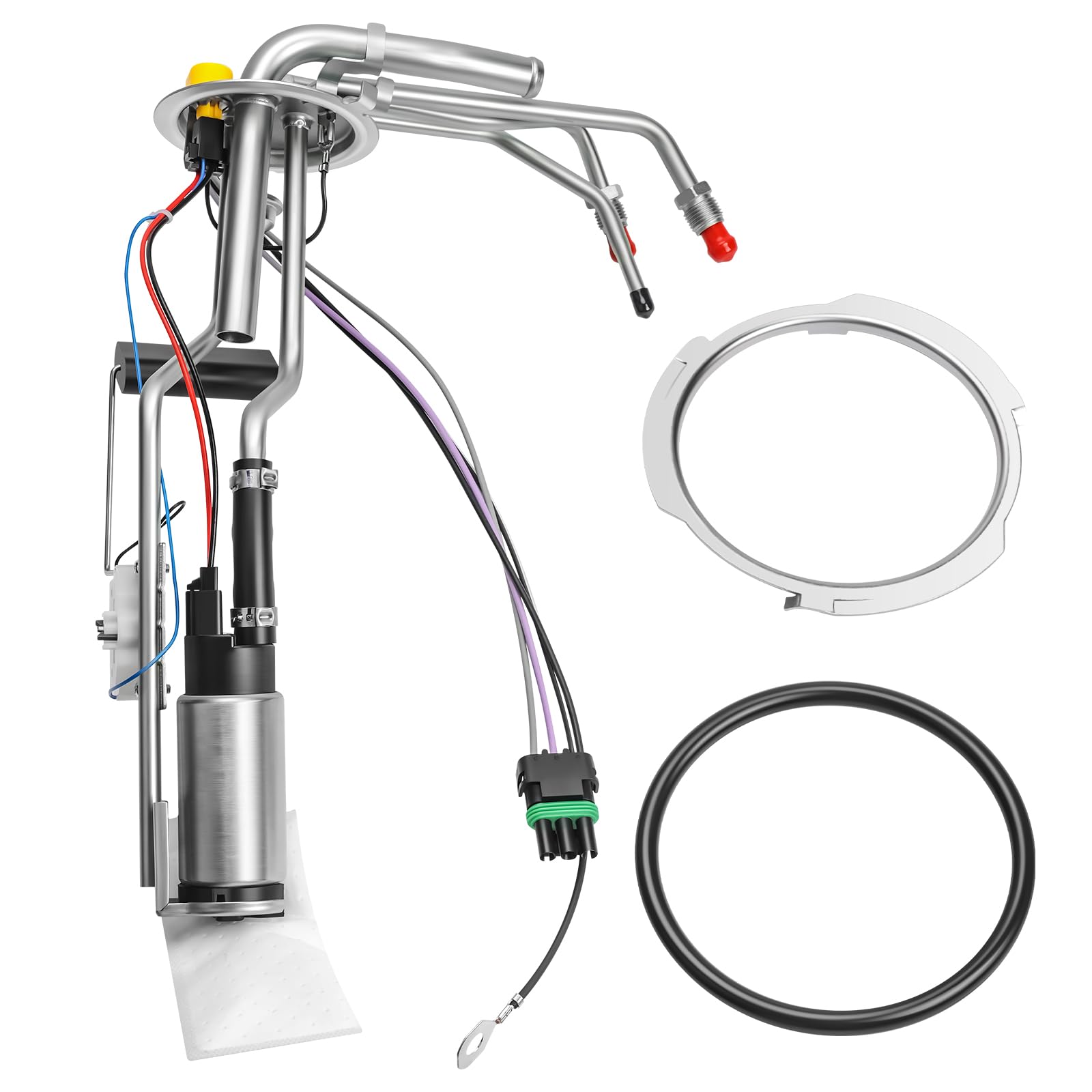 OGATOO electric fuel pump assembly front view for Chevy and GMC pickups