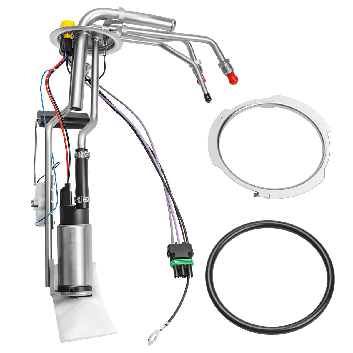 OGATOO electric fuel pump assembly front view for Chevy and GMC pickups