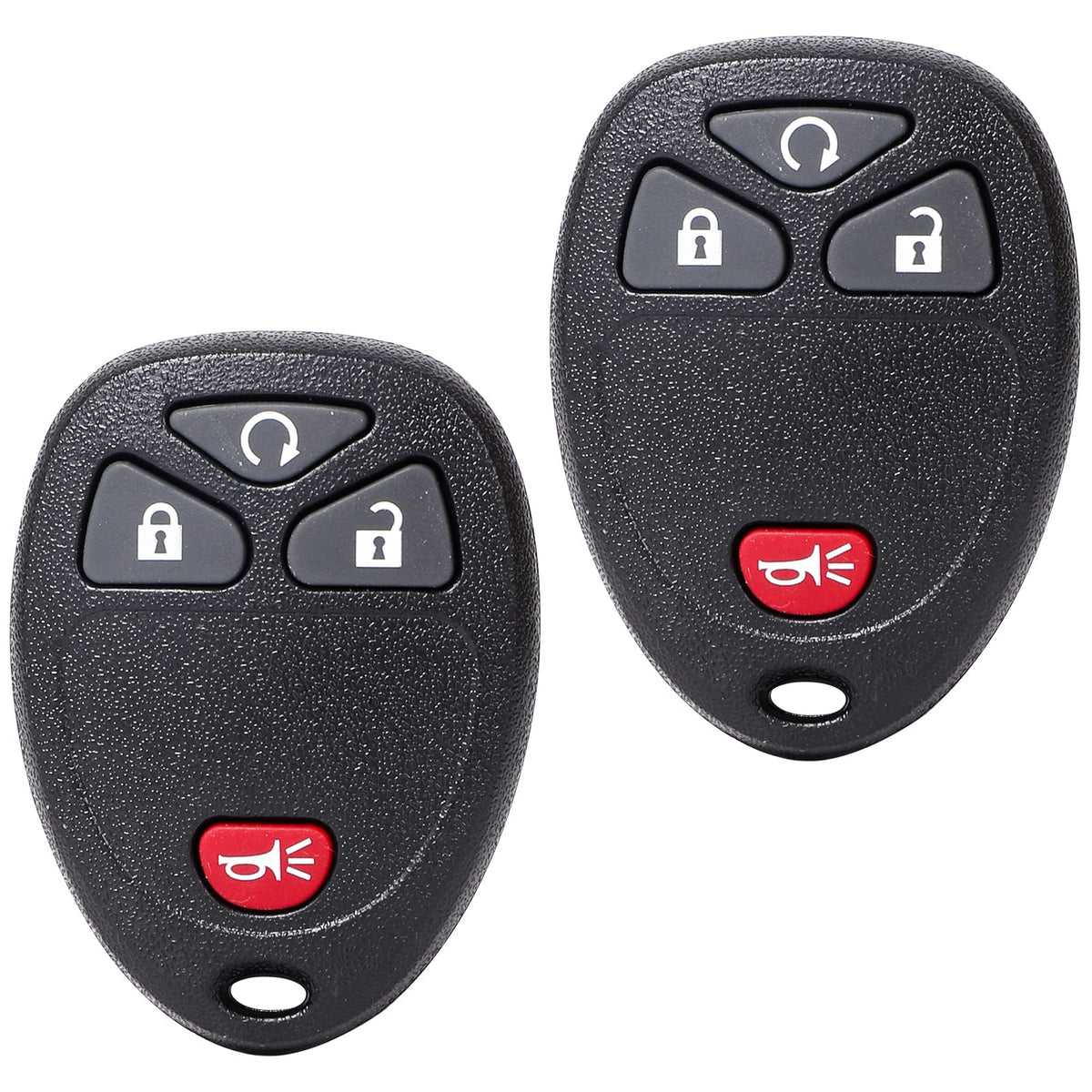 OGATOO key fob replacement for Chevy Silverado — compact front-view for quick swap