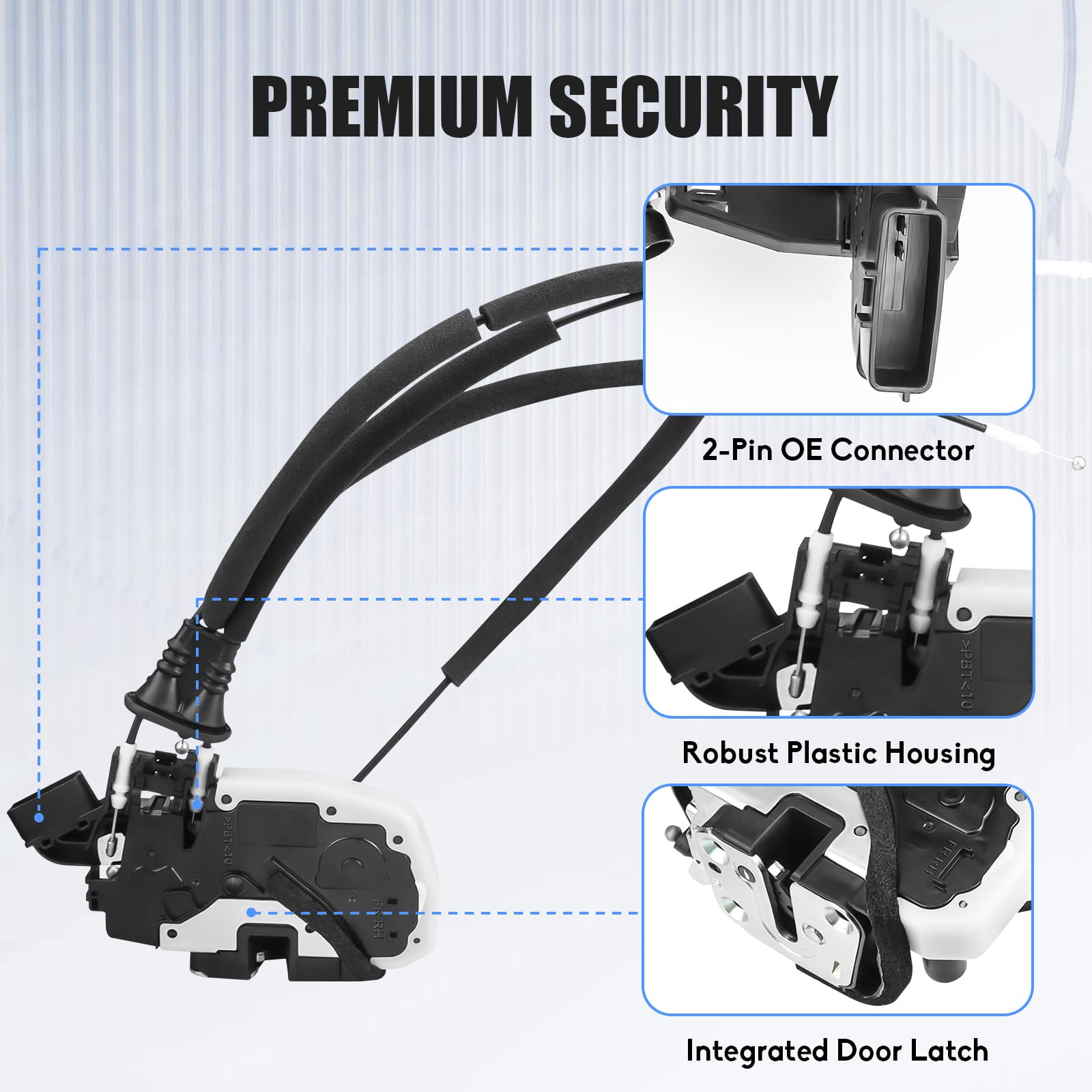 OGATOO Nissan Rogue 2008-2015 front-right door actuator fits seamlessly and restores lock function.