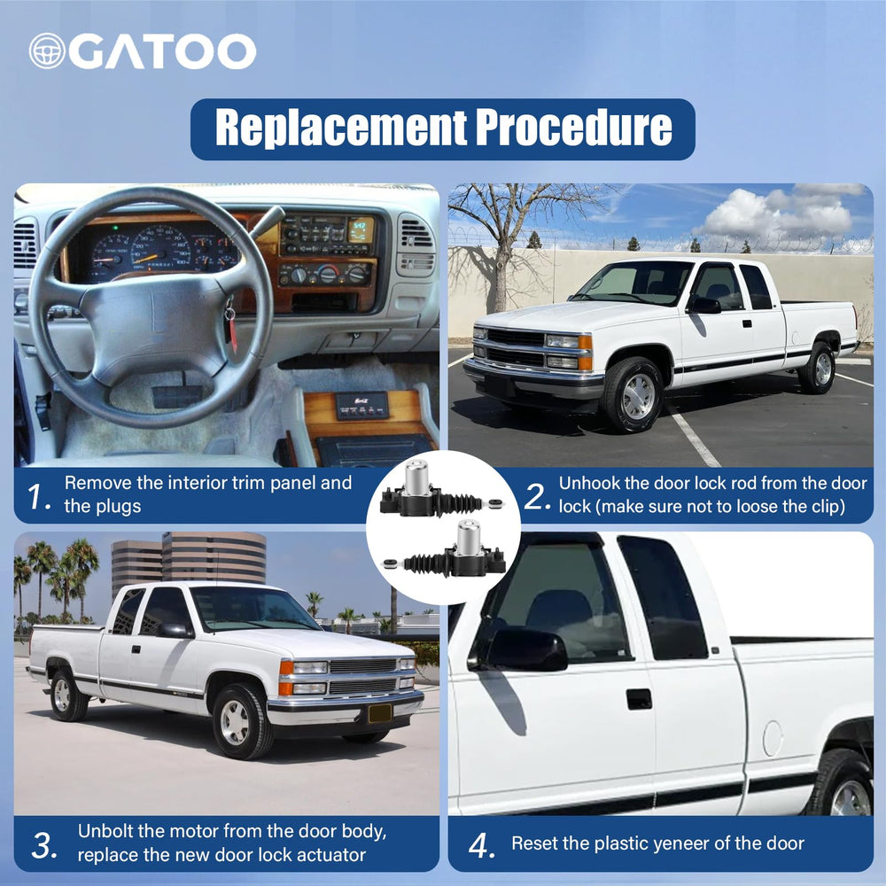 OGATOO power door lock actuator front-left for GM vehicle repair enhances door control