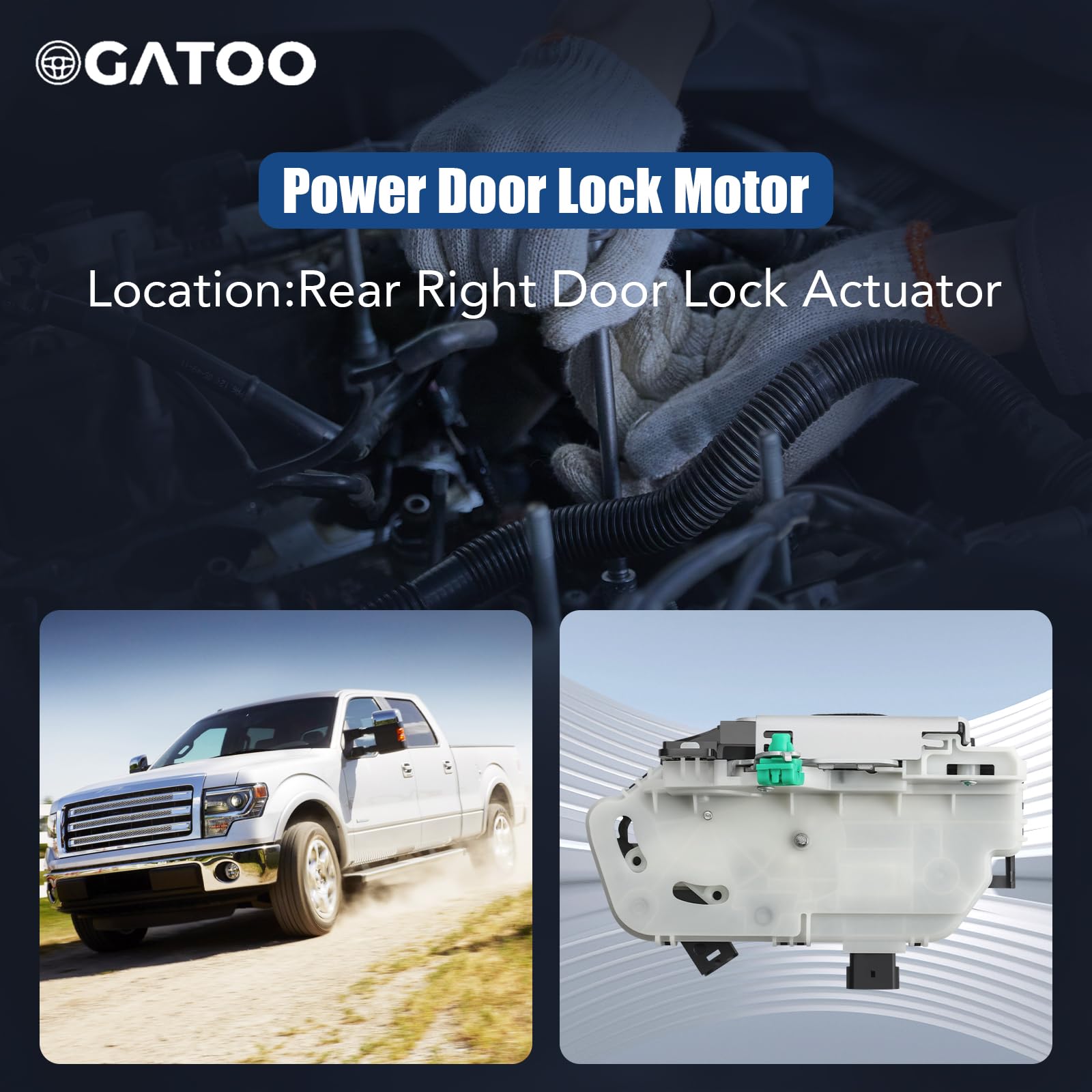 OGATOO rear right door lock actuator is easy to install with thorough testing.