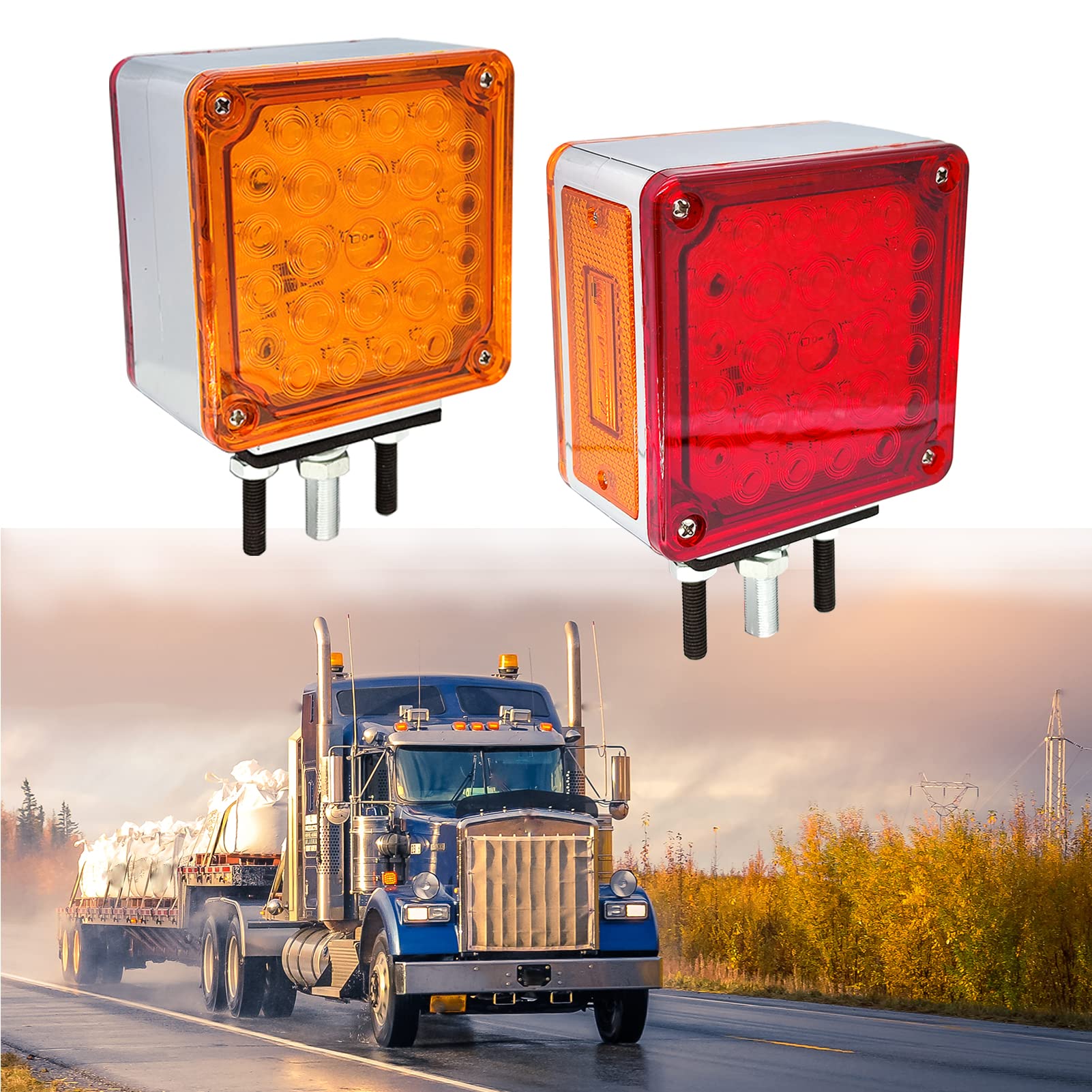 OGATOO two-piece waterproof trailer light set ready for quick installation