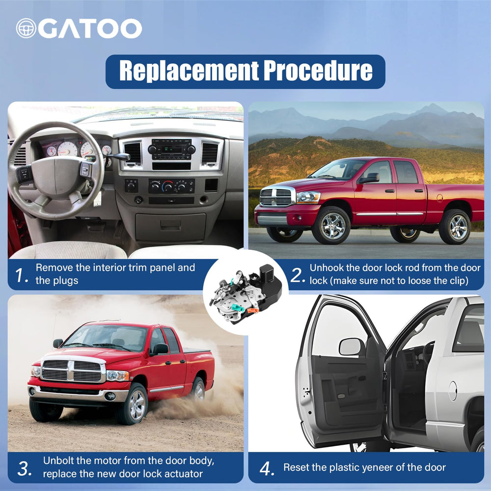 OGATOO front left actuator supports multiple Ram models for seamless use