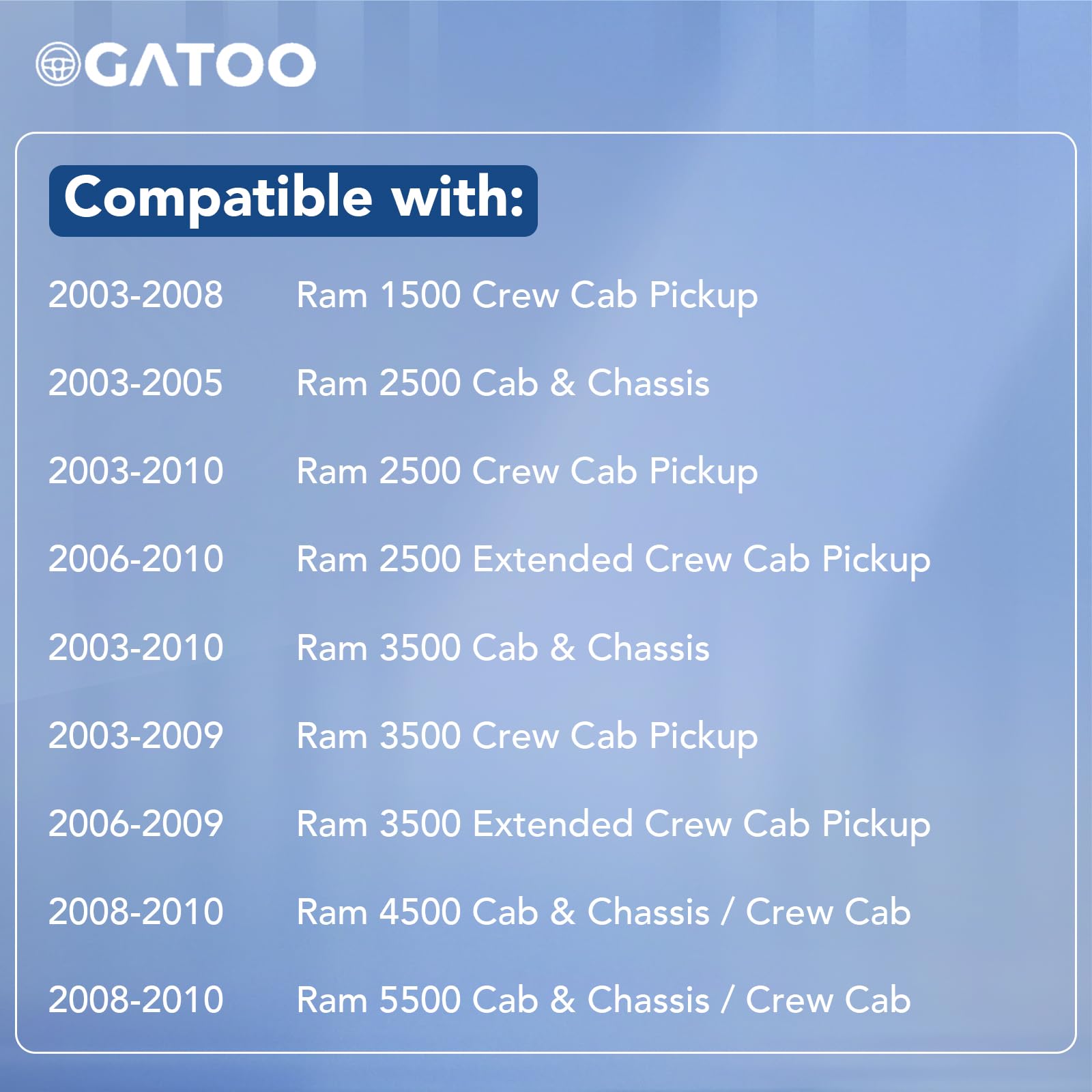 OGATOO Ram 4500-5500 front left lock actuator enhances security and performance