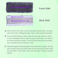 OGLAND long 13.4-inch pad fits neck and pacemaker comfortably.