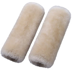 OGLAND two-pack seatbelt pads Pearl color provide cushioned comfort on long drives