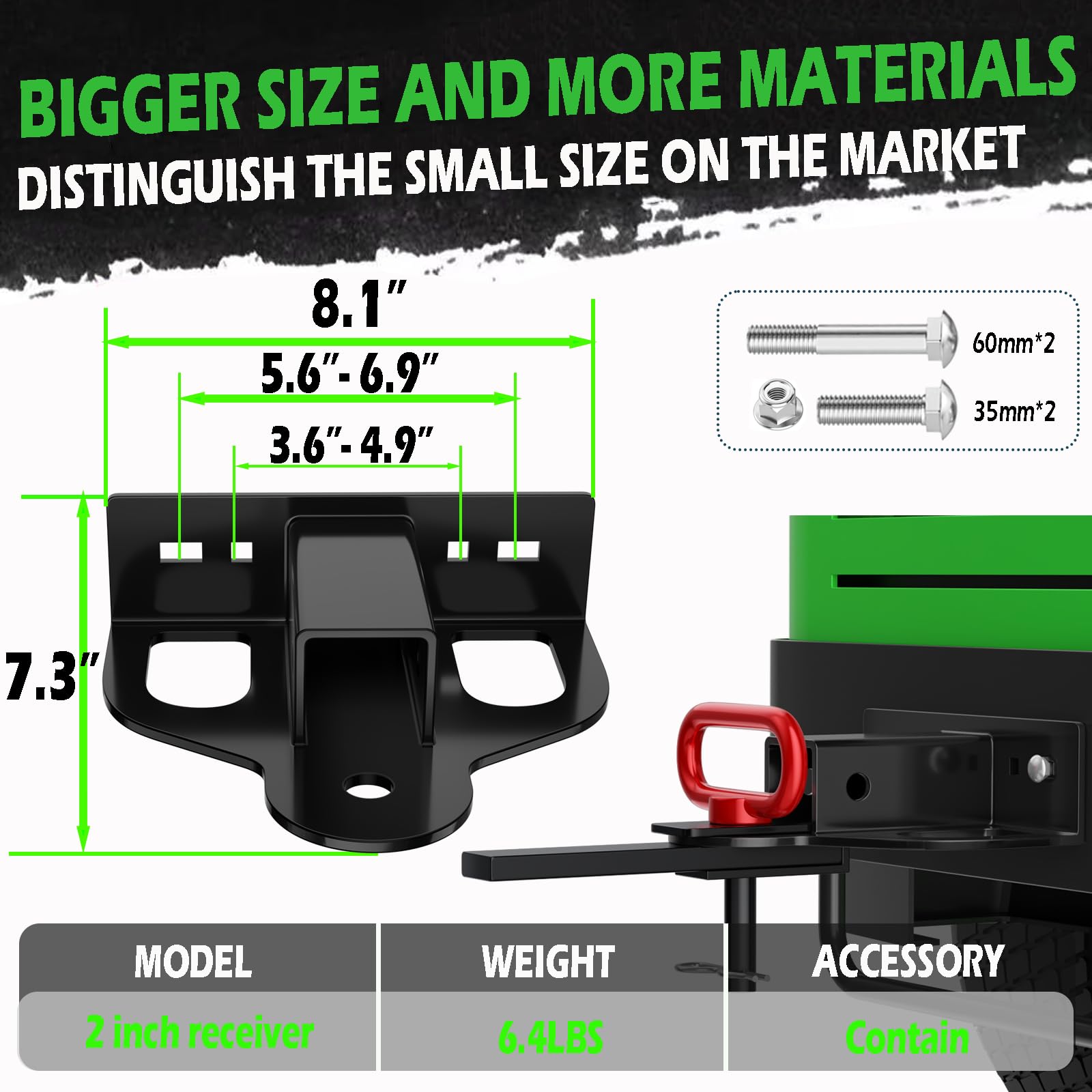 OGYE compatible with mowers, tractors, trailers, golf carts, and ATVs