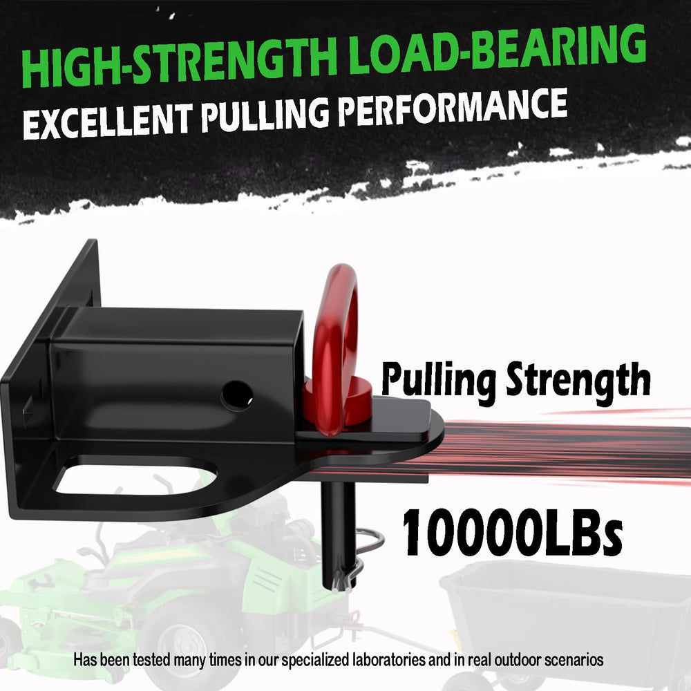 OGYE hitch receiver kit included for quick, tool-free installation