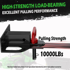 OGYE hitch receiver kit included for quick, tool-free installation
