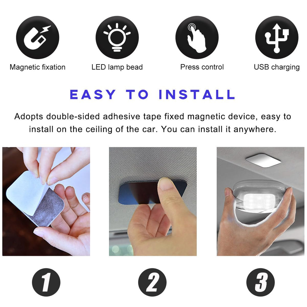 Ohleats adhesive-backed lamp attaches securely to roof for flexible lighting.