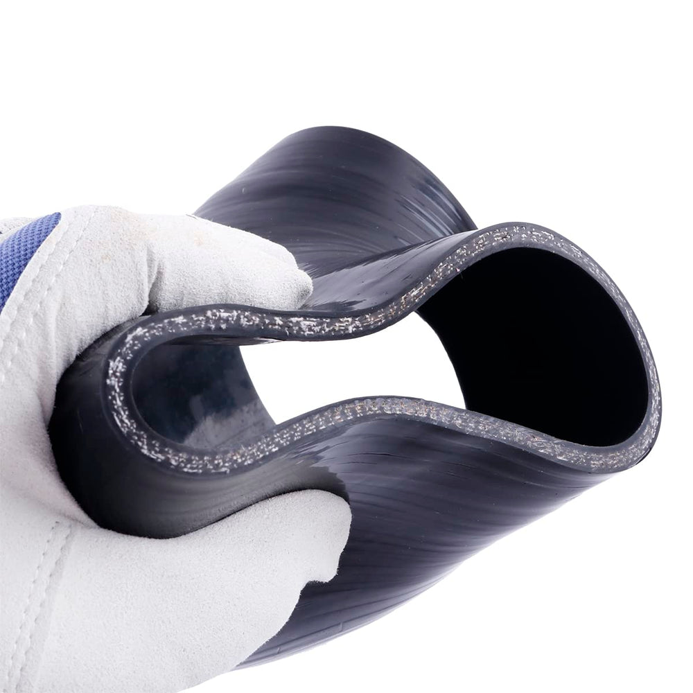 OHOB-COOL high-temp silicone elbow closeup showing thickness and reinforcement.