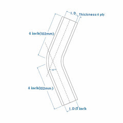 OHOB-COOL turbo-intercooler piping assembly for smoother, consistent airflow.