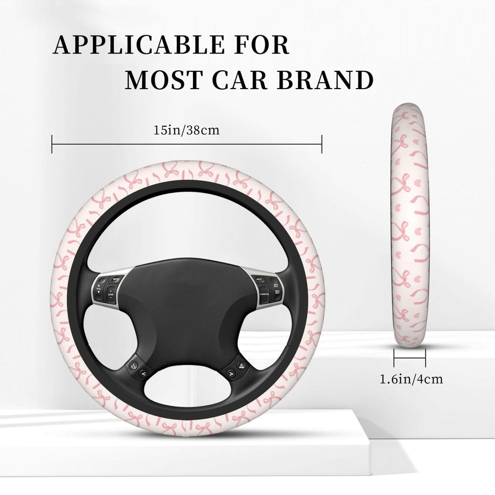 OHZOLLAN neoprene steering wheel protector cushions hands and preserves wheel condition.