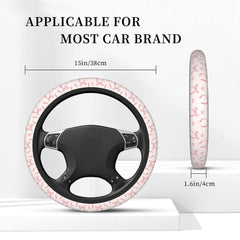 OHZOLLAN neoprene steering wheel protector cushions hands and preserves wheel condition.