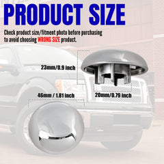 OICCTBF Shifter Knob Chrome Cap installation demonstrates direct, easy replacement.