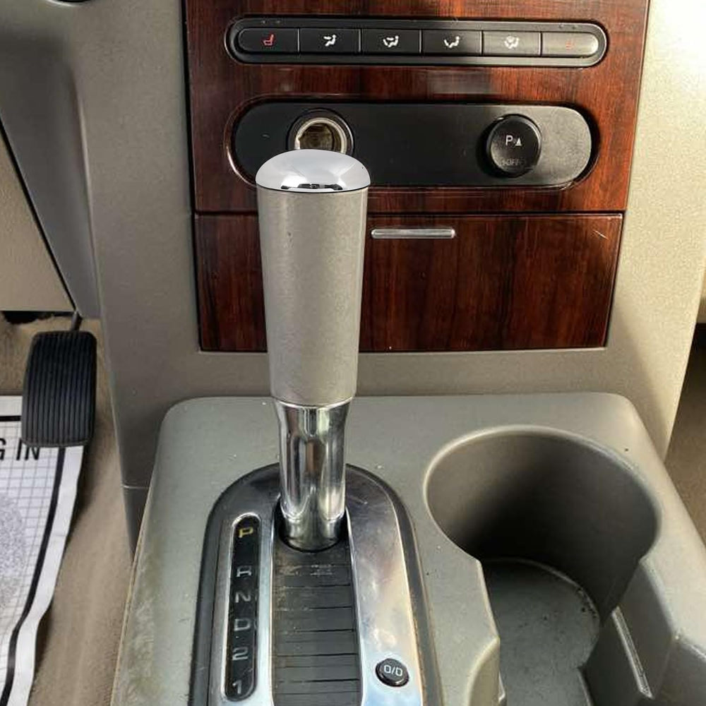 OICCTBF Shifter Knob Chrome Cap wear-resistant surface preserves grip over time.