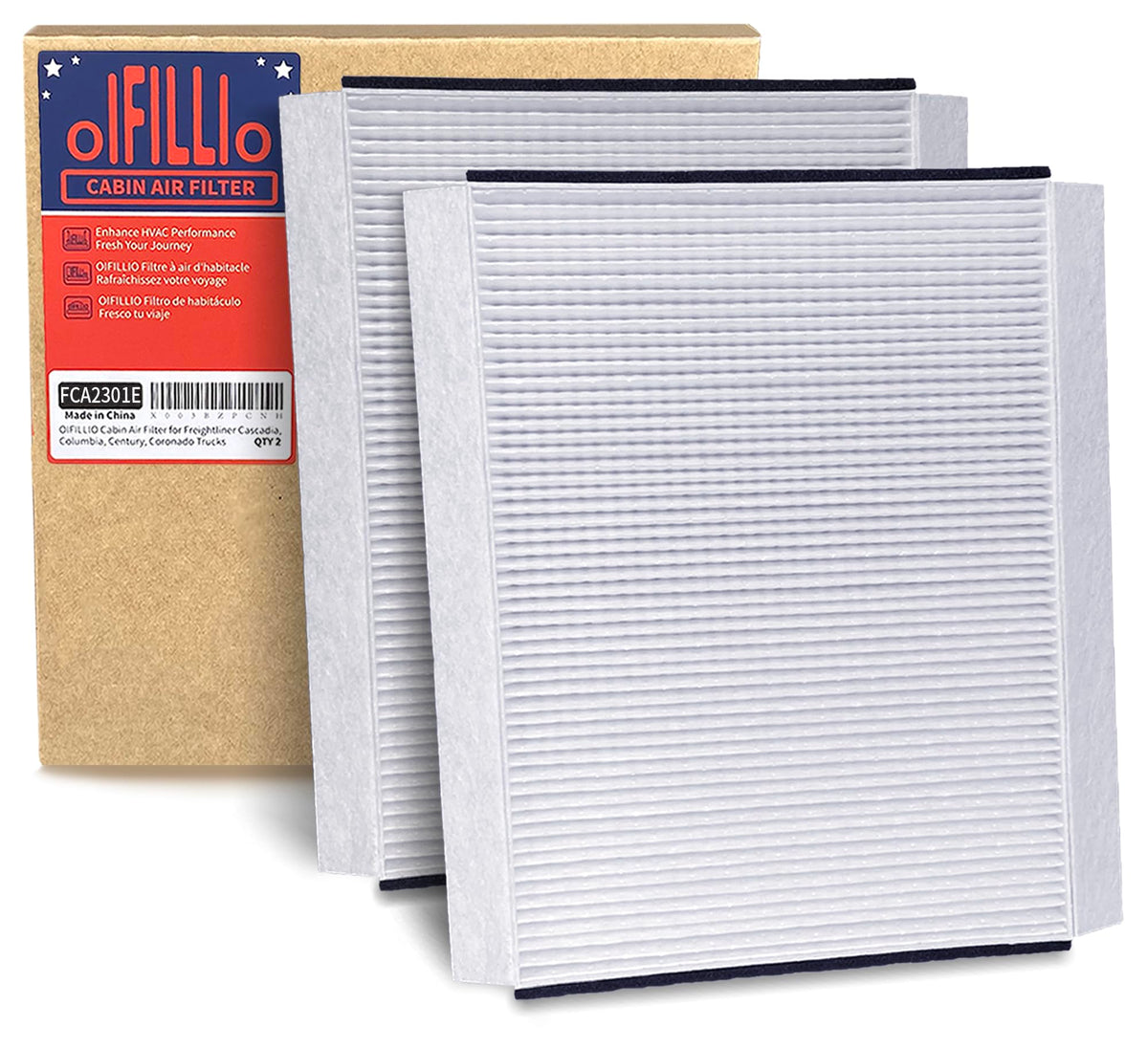 OIFILLIO cabin air filter for Volvo trucks 8-pack improves air quality during long hauls