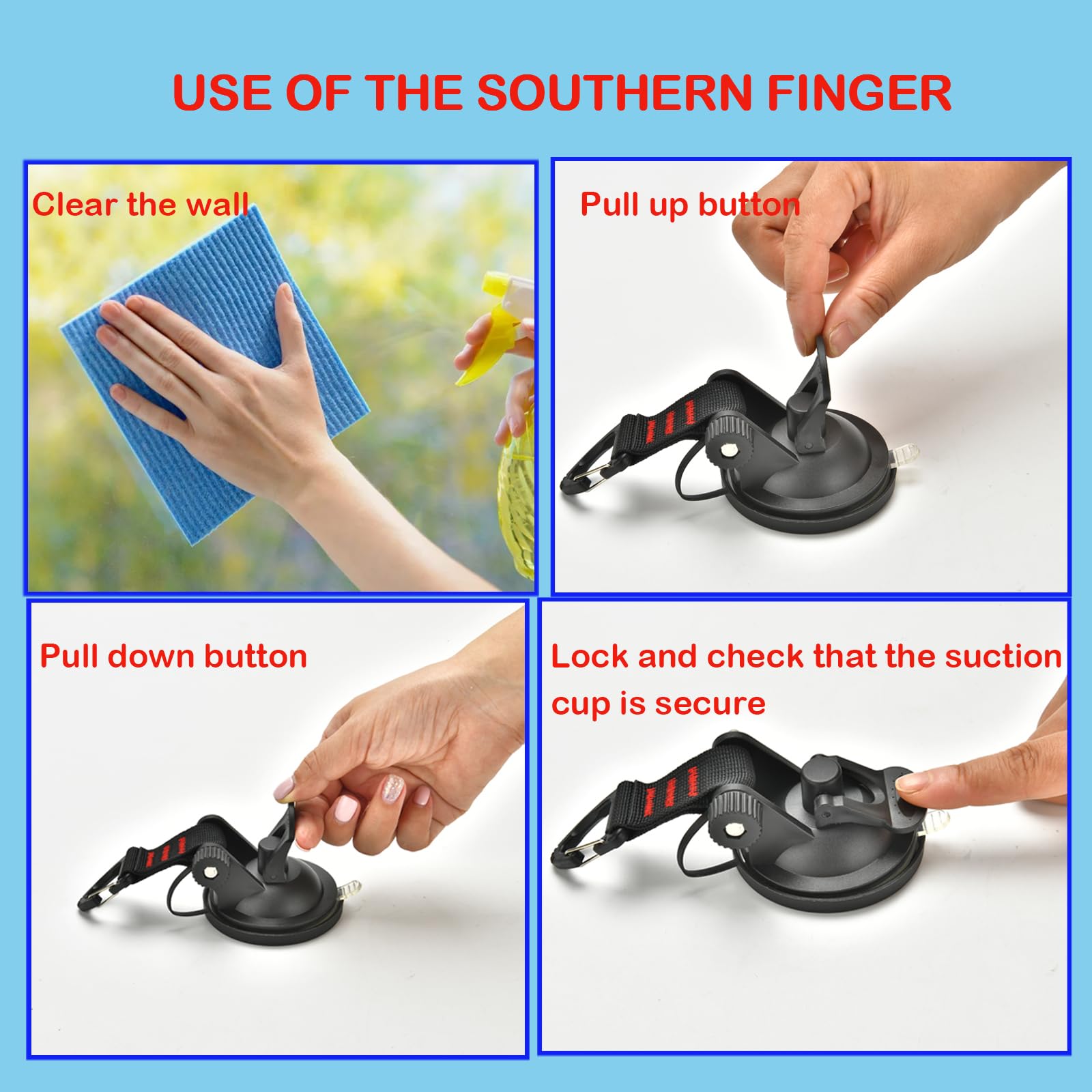 OjpZorynic suction cup hooks with strap enable quick tarp setup.