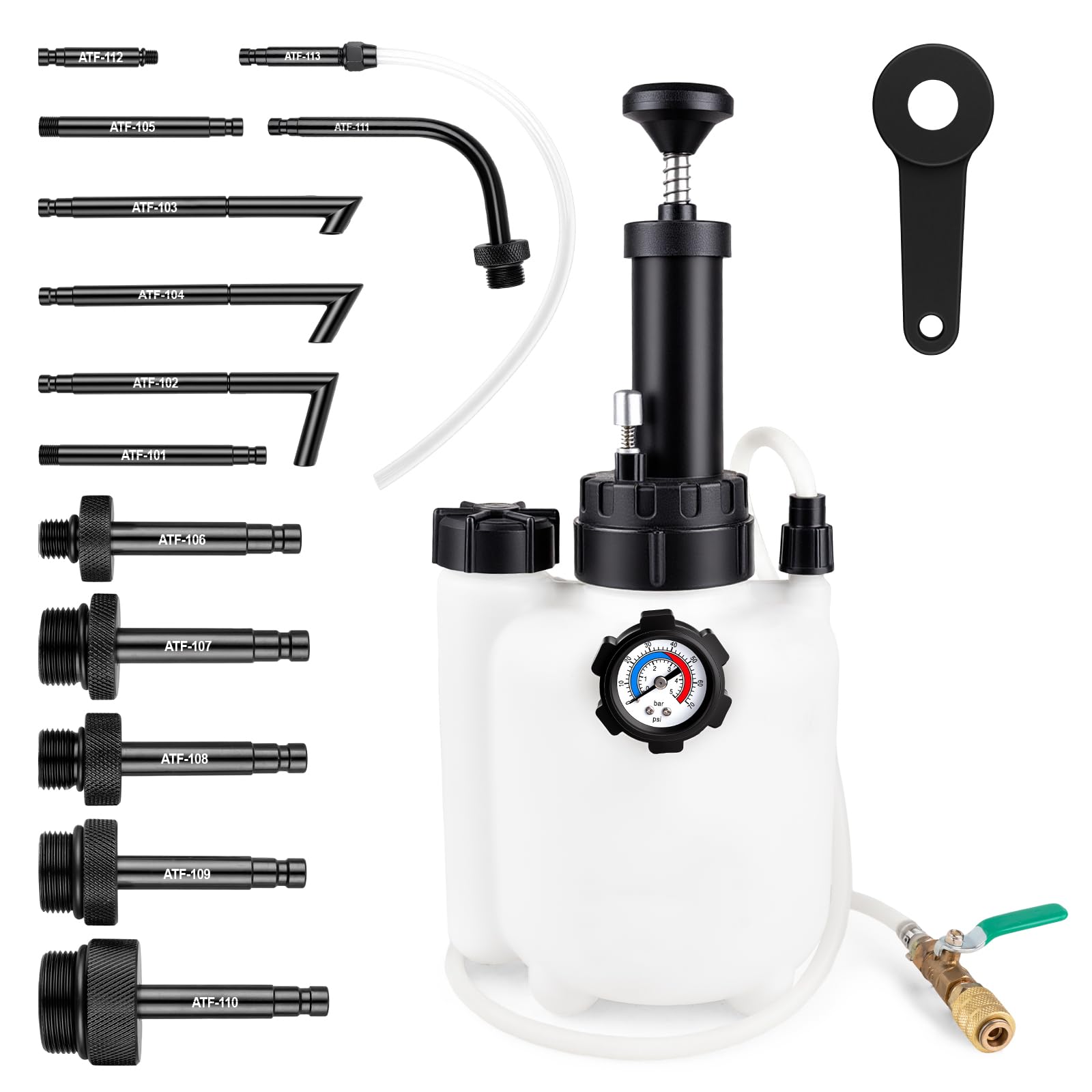 Ojtrtdr 3L transmission fluid transfer pump for rapid automotive fluid transfer.
