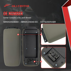 OKAY MOTOR console latch brown for 4Runner promises reliable operation