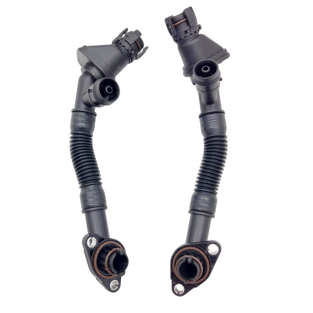 Okay Motor crankcase vent hose left for BMW N63 improves valve cover connections.
