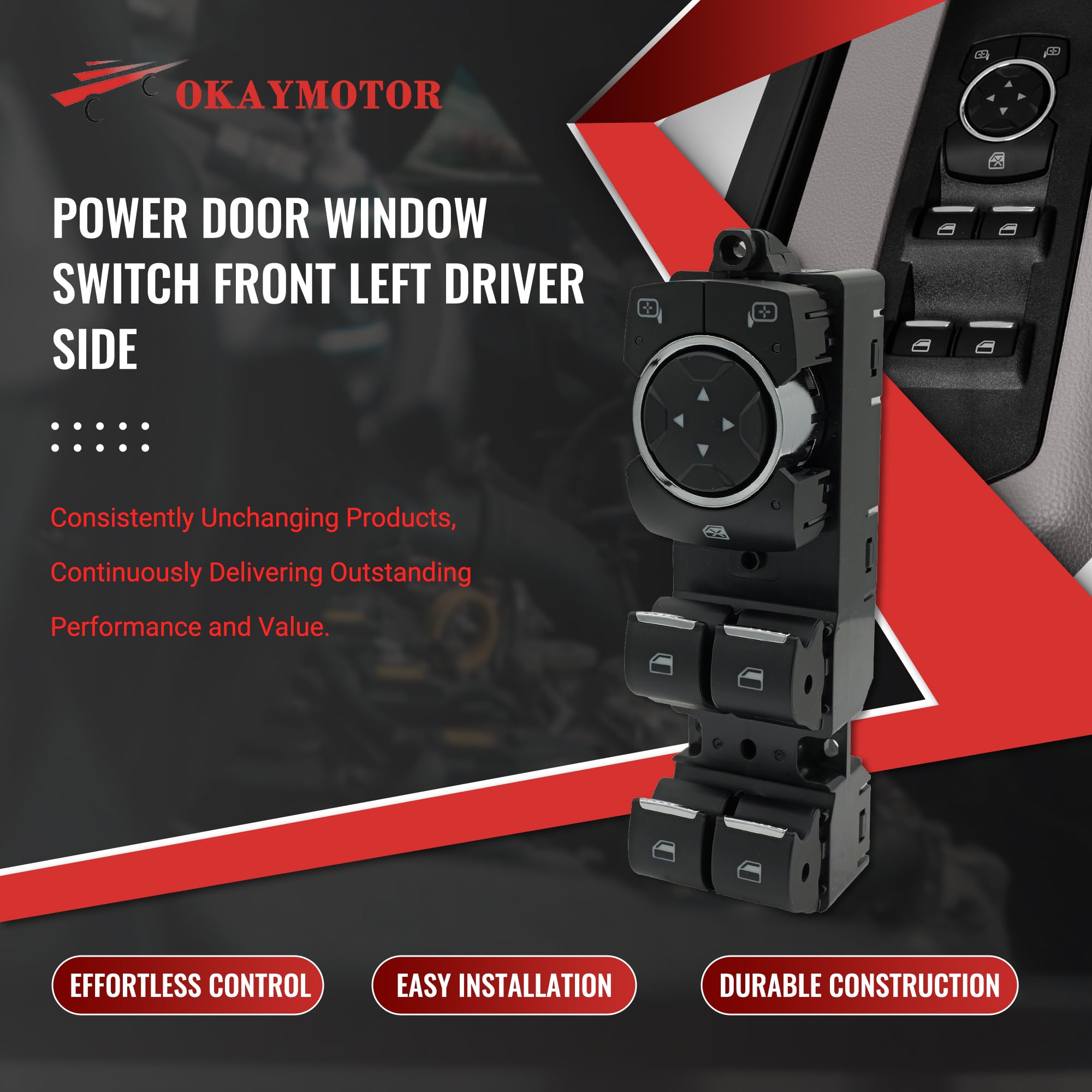 OKAY MOTOR JC3Z14529CA easy-fitment design simplifies replacement and testing