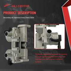 OKAY MOTOR SAI check valve closeup showing OE number and precise fit