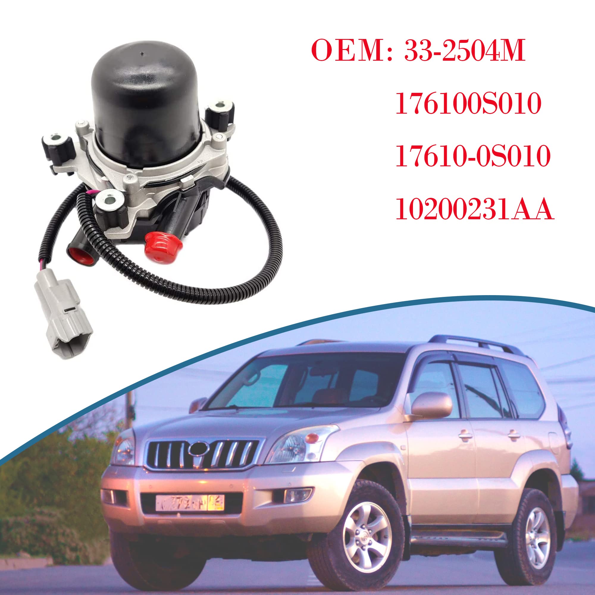 OKAY MOTOR secondary air pump 2-pack installed under hood for quick replacement