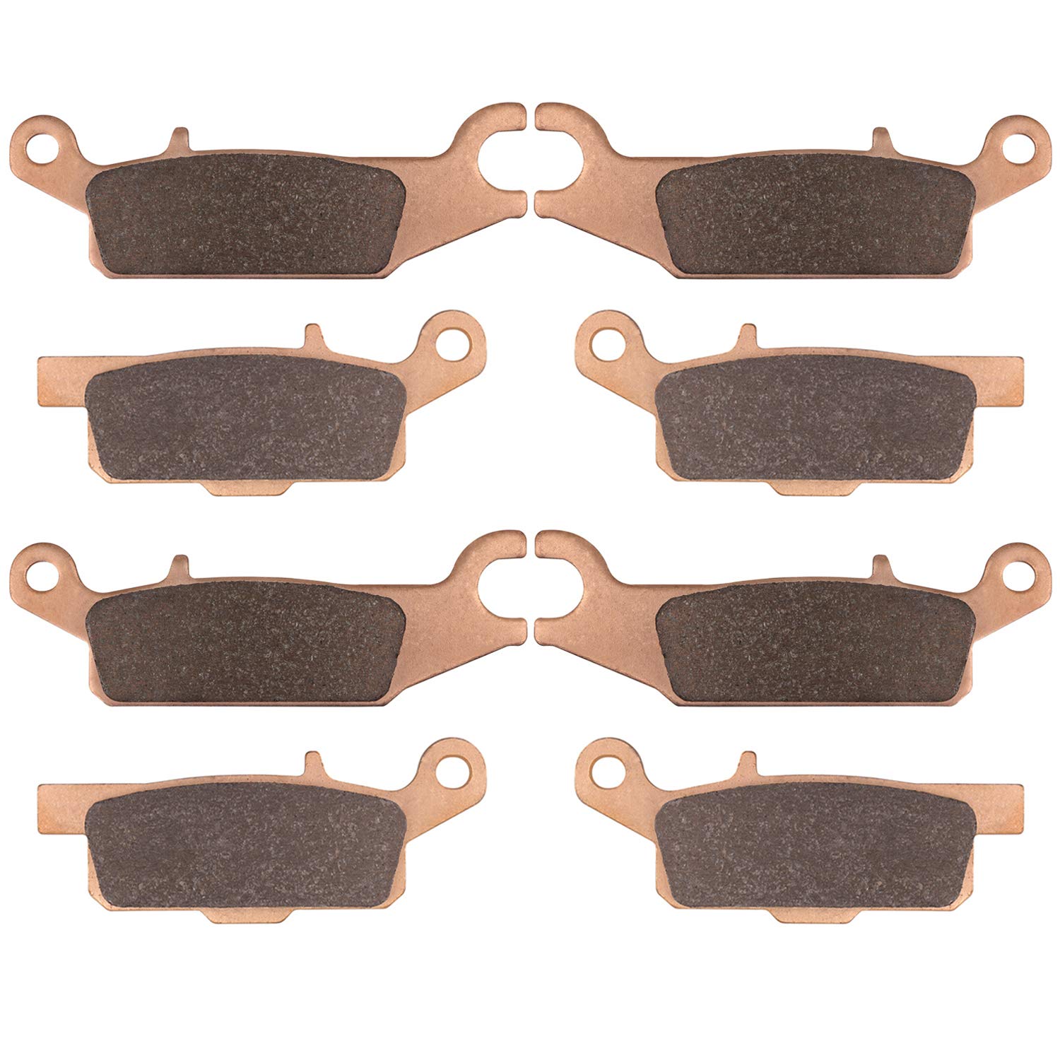 OKBA Yamaha Grizzly front brake pads sintered for durable stopping power