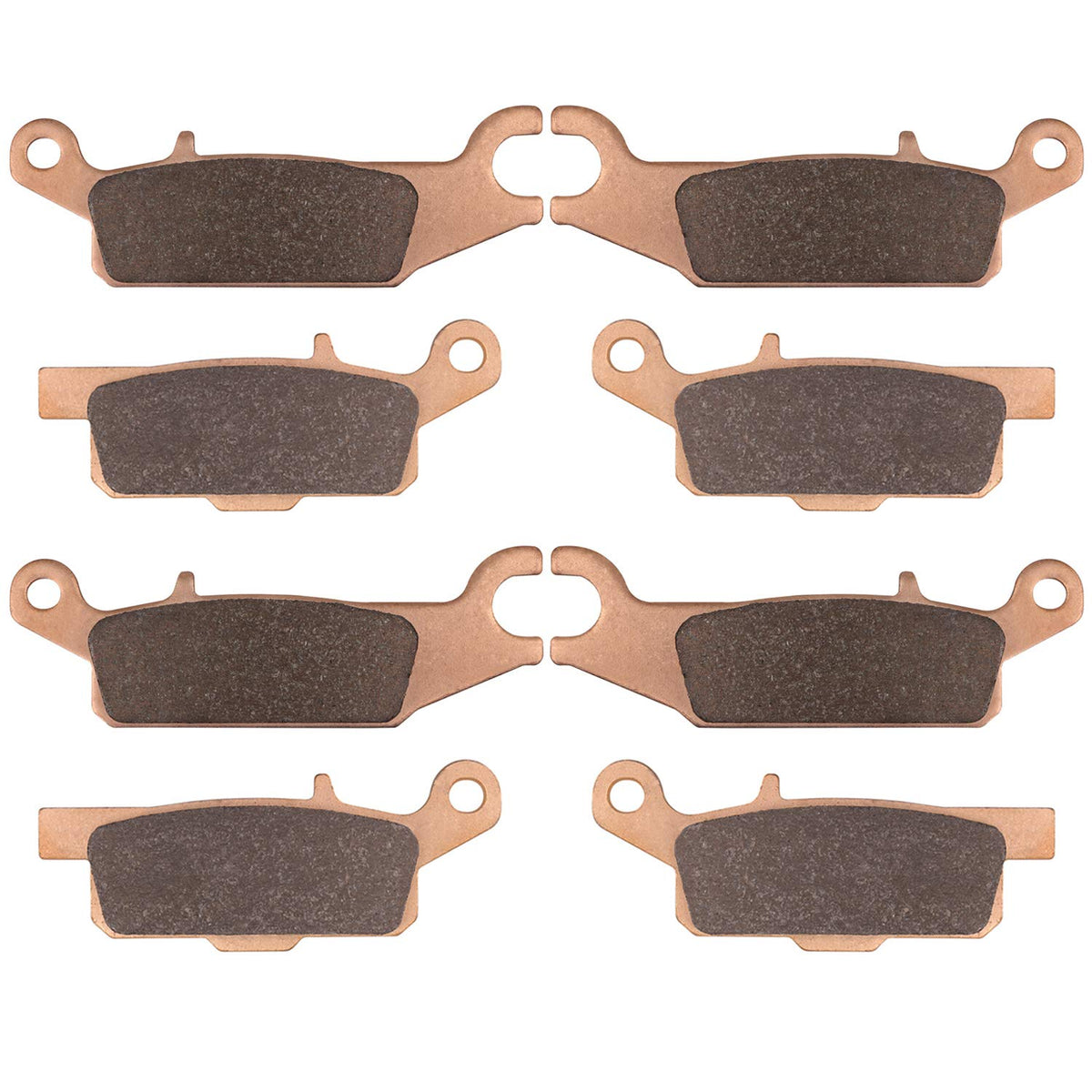 OKBA Yamaha Grizzly front brake pads sintered for durable stopping power