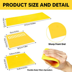 Okiyakusama flexible-edge spreader highlights contouring for smooth finishes.