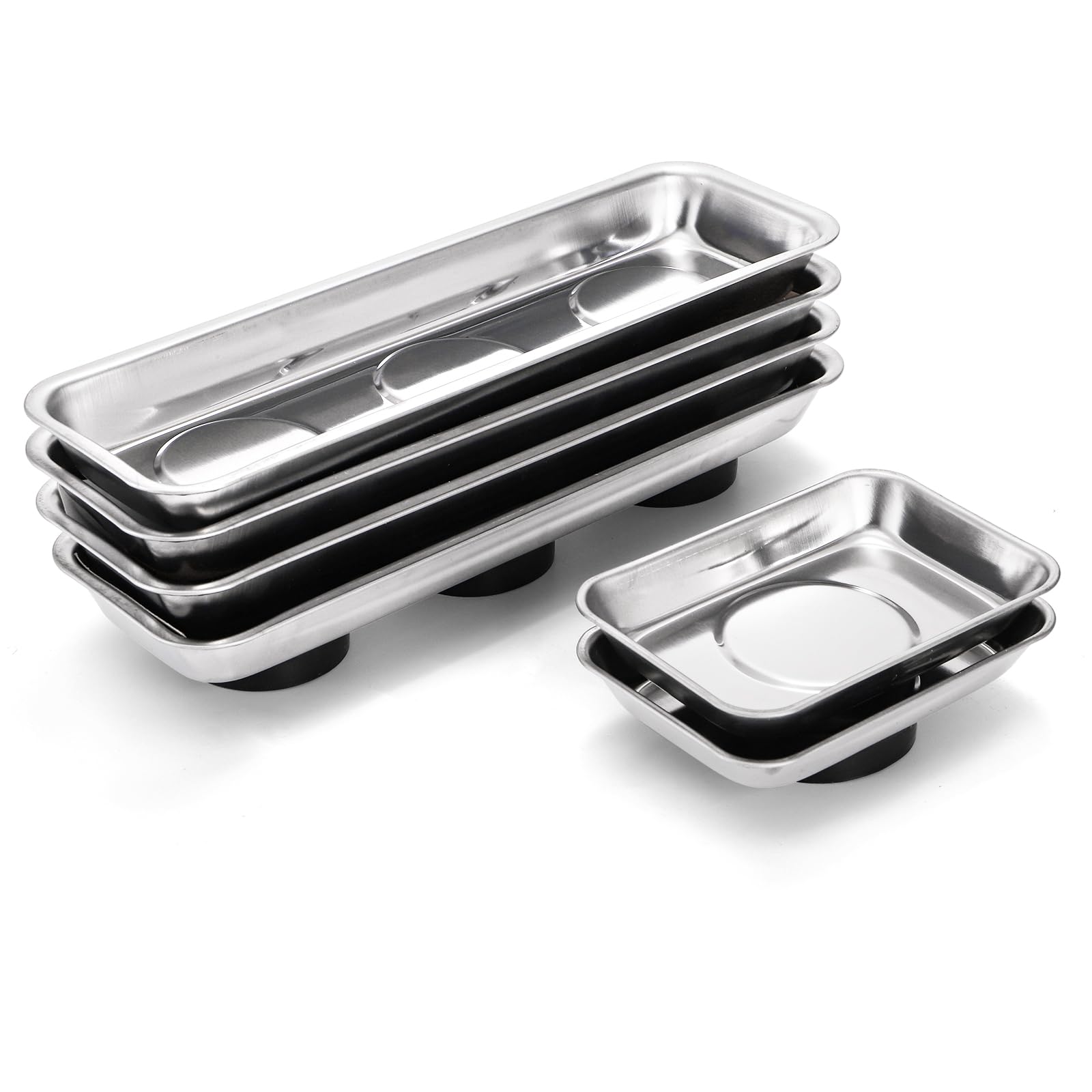 Okllen tray holding nuts, bolts, and screws for quick access.