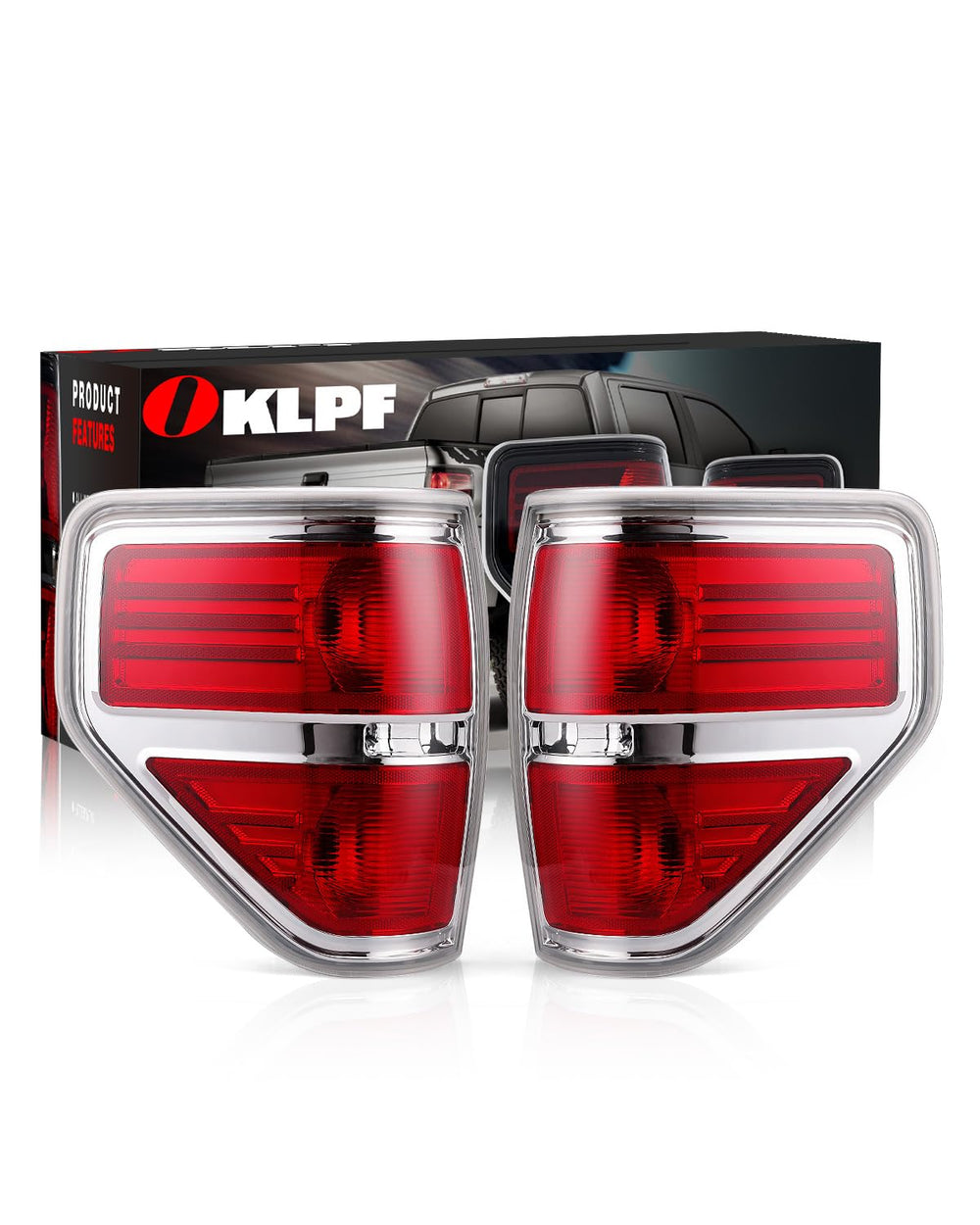 OKLPF rear brake tail light left assembly for F-150 enhances road visibility