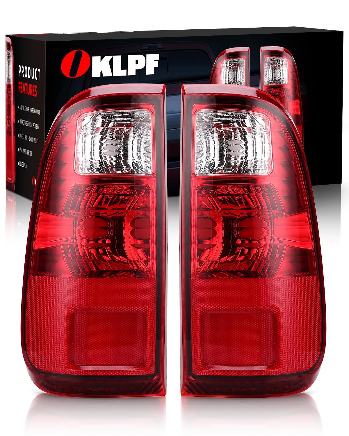 OKLPF rear brake tail light installation image demonstrates plug-and-play setup.