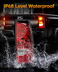 OKLPF rear brake tail light Silverado 1500-1500HD, plug and play ready