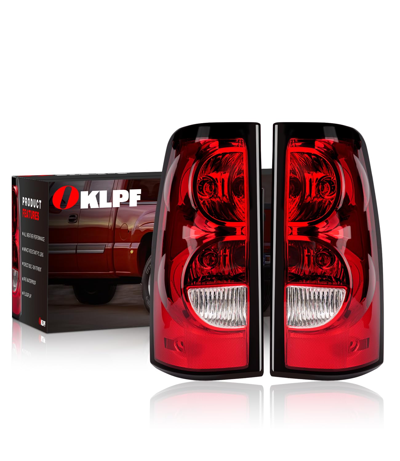 OKLPF rear brake tail light Silverado driver side, enhanced nighttime visibility