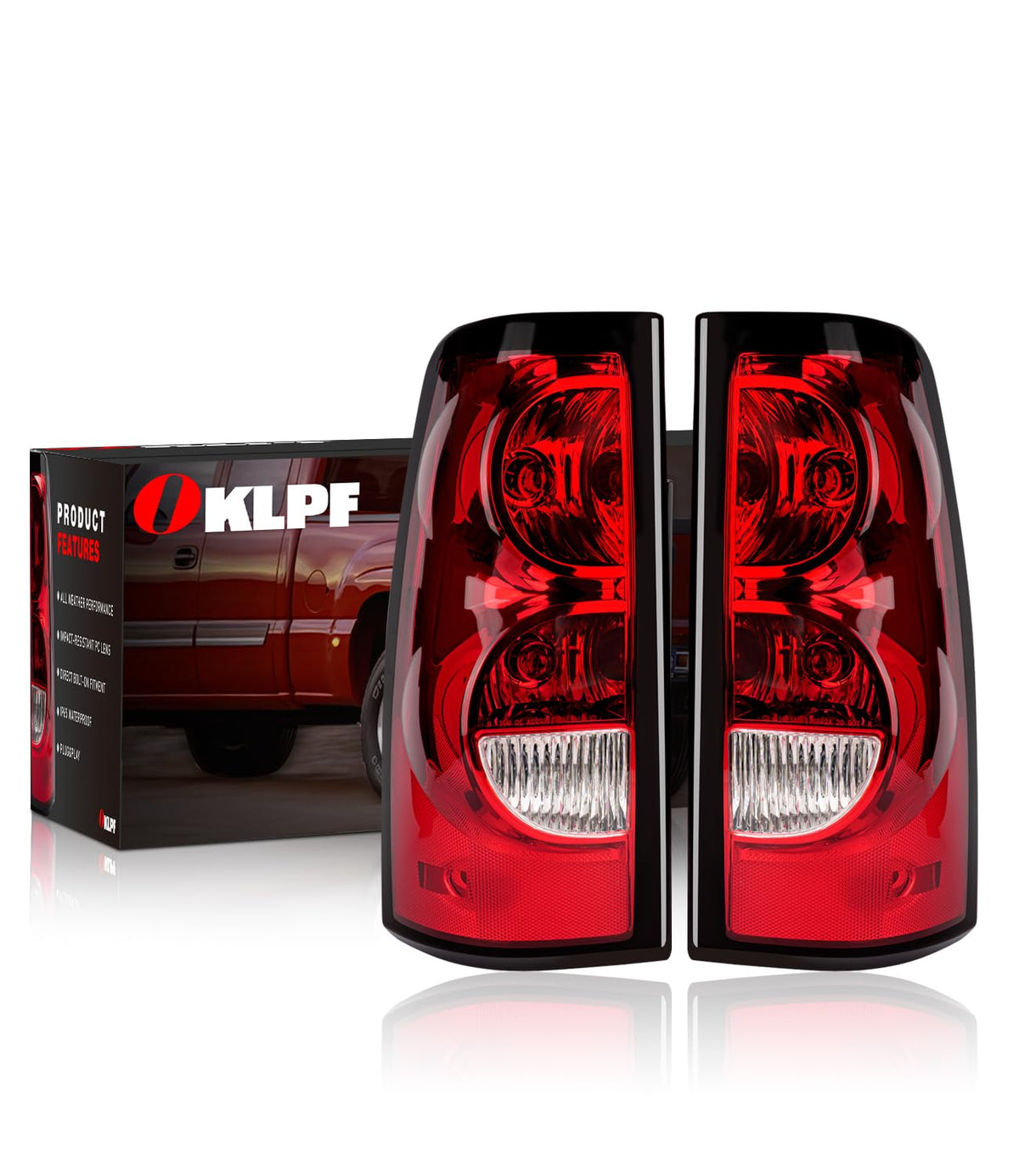 OKLPF rear brake tail light Silverado driver side, enhanced nighttime visibility
