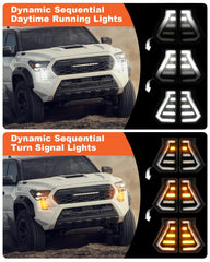 OKLSG Tacoma front bumper lamps aid safe parking and low-visibility driving.