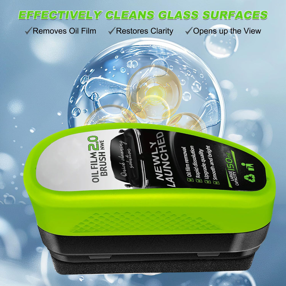 OKNIAO anti-fog and water-repellent brush leaves a protective layer for better visibility in rain.